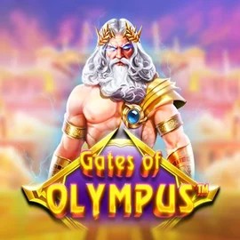Gates of Olympus online game logo by Pragmatic Play on sky-hills-casino.com