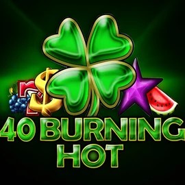 40 Burning Hot online game logo by Amusnet Interactive on sky-hills-casino.com