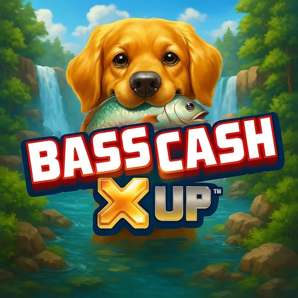 Bass Cash X UP logo by Alchemy Gaming SkyHills Casino