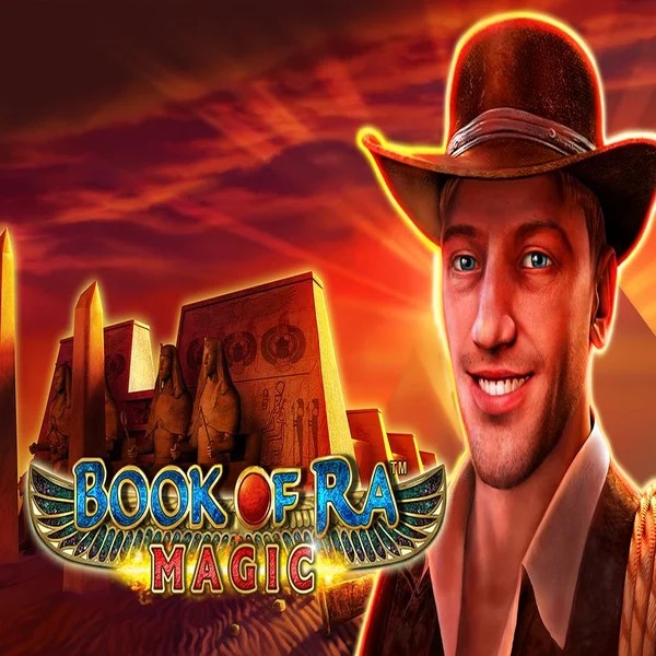 Book of Ra Magic by Greentube, showcased at sky-hills-casino.com – game logo