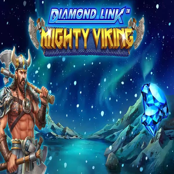 Diamond Link Mighty Viking casino game by Greentube – featured logo at SkyHills Casino