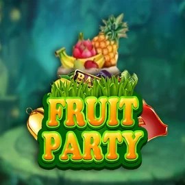 Fruit Party slot logo by Top Trend Gaming at SkyHills Casino