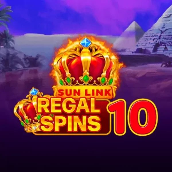 Official Slots logo: Regal Spins 10 by PatePlay at SkyHills Casino