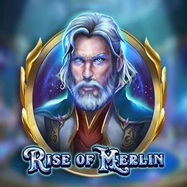 Slots logo of Rise of Merlin from Play’n GO at SkyHills Casino