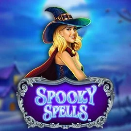 Spooky Spells by Novomatic, showcased at sky-hills-casino.com – game logo