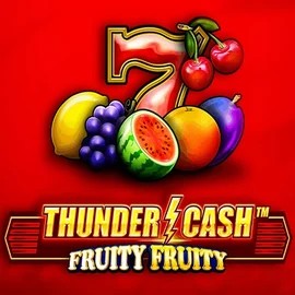 Thunder Cash Fruity Fruity by Novomatic, showcased at sky-hills-casino.com – game logo