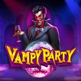 Vampy Party by Pragmatic Play, showcased at sky-hills-casino.com – game logo